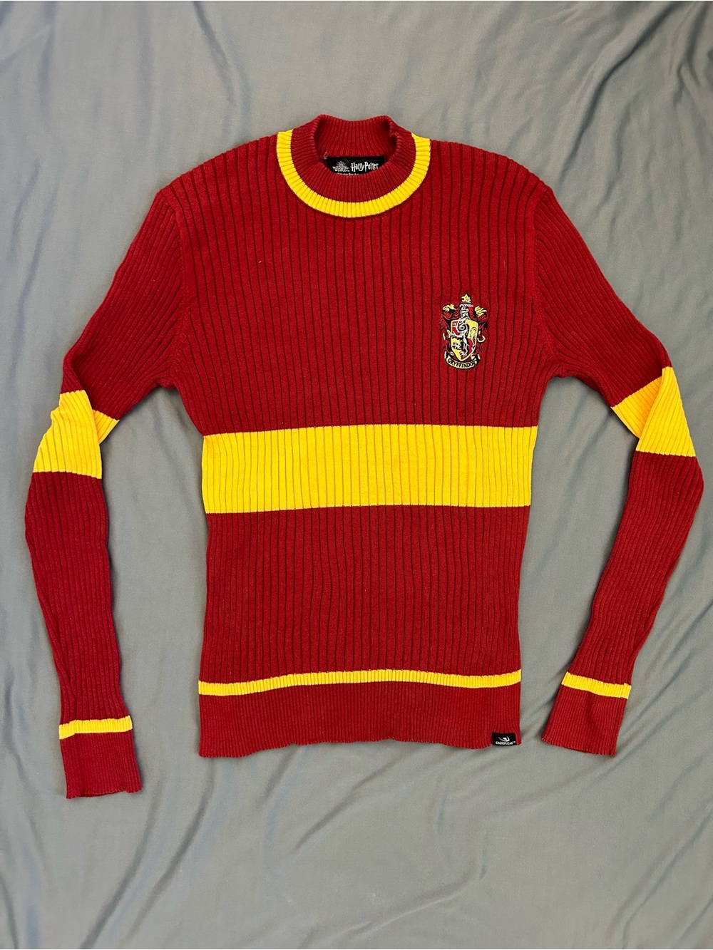 Warner Bros Harry Potter Gryffindor Quidditch Sweater Original Licensed Size M